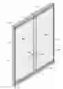 Fig. 01 - Frameless impact door system