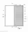 Fig. 02 - Security screen door for sliding doors