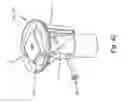 Fig. 41 - Tension rod and pivotable end caps for use therewith