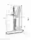Fig. 04 - Container holder with a temperature control device for an injector