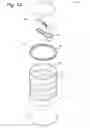 Fig. 02 - CONTAINER, SEAL WITH BLISTER ELEMENT, AND SCOOP THEREFOR