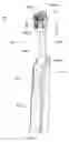 Fig. 01 - Powered toothbrush head having combination oscillating motion tuft block