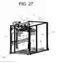 Fig. 28 - Compact palletizer including a skeleton, subassembly, and stretch wrap system