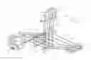 Fig. 01 - Weaving loom for implementing a method for weaving a fabric and near-net shape fabric made on such a weaving loom