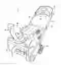 Fig. 01 - Chute control assembly for a snow thrower