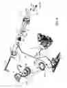 Fig. 07 - Chute control assembly for a snow thrower