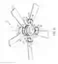 Fig. 16 - CEILING FAN INCLUDING MODULAR ACCESSORIES