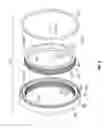 Fig. 07 - Coupling gasket with friction-fit range reducer