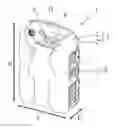 Fig. 01 - Portable battery device with a passive air-cooling system