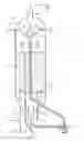 Fig. 01 - Device for gas-liquid separation, intended for three-phase fluidised bed reactors such as those used in the H-oil process