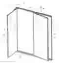 Fig. 01 - Case frame and door assembly for a merchandiser