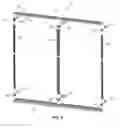 Fig. 07 - Case frame and door assembly for a merchandiser