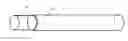 Fig. 01 - Low dead space laminar flow water filter for side stream COmonitoring lines