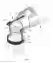 Fig. 02 - Knee brace and system for custom fabricating knee brace for a user