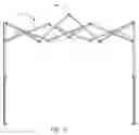 Fig. 08 - Collapsible canopy with a central lock and reinforcement bars