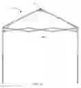 Fig. 09 - Collapsible canopy with a central lock and reinforcement bars