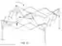 Fig. 12 - Collapsible canopy with a central lock and reinforcement bars