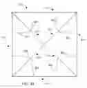 Fig. 20 - Collapsible canopy with a central lock and reinforcement bars