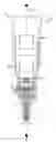 Fig. 01 - Fuel injector having valve stack with vented back-up plate for check seal retention
