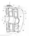 Fig. 01 - CENTRIFUGAL CLUTCH HAVING TWO SERIES-CONNECTED CLUTCH ELEMENTS