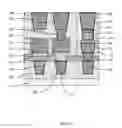 Fig. 13 - Co-fabrication of magnetic device structures with electrical interconnects having reduced resistance through increased conductor grain size