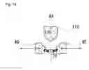 Fig. 16 - Attaching apparatus and method for attaching attachment object to fabric using fastening member
