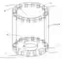 Fig. 01 - Magnetic storage container having a magnetically latching lid