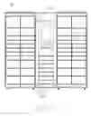 Fig. 02 - STORAGE UNIT WITH ADJUSTABLY-SIZED COMPARTMENTS AND SMART LOCKER USING SAME