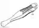 Fig. 01 - CONTOURED SURGICAL FORCEPS