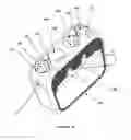Fig. 09 - Bi-directional fixating/locking transvertebral body screw/intervertebral cage stand-alone constructs