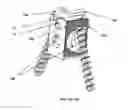 Fig. 19 - Bi-directional fixating/locking transvertebral body screw/intervertebral cage stand-alone constructs