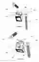 Fig. 20 - Bi-directional fixating/locking transvertebral body screw/intervertebral cage stand-alone constructs
