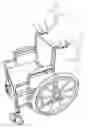 Fig. 01 - Positionable wheelchair handle and lock