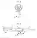 Fig. 24 - Insertion device for one-handed insertion of a guidewire into the lumen of a vessel/cavity