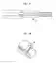 Fig. 28 - Insertion device for one-handed insertion of a guidewire into the lumen of a vessel/cavity