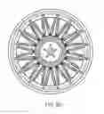Fig. 11 - VEHICLE WHEEL HAVING A DECORATIVE MEMBER ATTACHED TO A BASE WHEEL AND METHOD OF MANUFACTURE