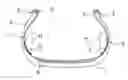 Fig. 01 - Pneumatic tire with removably mounted run-flat load support bodies