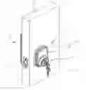 Fig. 01 - Electronic lock system having proximity mobile device