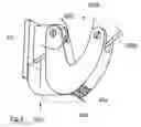 Fig. 03 - Aircraft bypass turbojet engine with opening fitted with a hinge with gooseneck fitting
