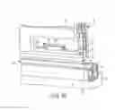 Fig. 12 - Roller assembly and screen end retention features for a hidden screen assembly and a fenestration assembly