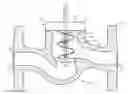 Fig. 01 - Torsional spring actuated thermal valve