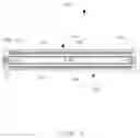 Fig. 04 - Horizontal light guide based lighting fixture