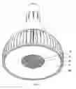 Fig. 06 - LED lamp with three LED chip sets