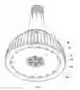 Fig. 08 - LED lamp with three LED chip sets