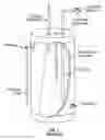 Fig. 02 - Water container flushing system including sediment separator, sediment buster and associated methods