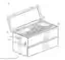 Fig. 01 - Cooler with a secondary compartment