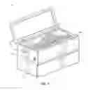 Fig. 02 - Cooler with a secondary compartment