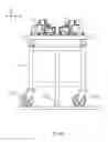 Fig. 03 - Roller transport assembly for transporting rollers to and from a roller hearth furnace