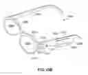 Fig. 33 - Eyewear with printed circuit board supporting messages