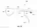 Fig. 34 - Eyewear with printed circuit board supporting messages